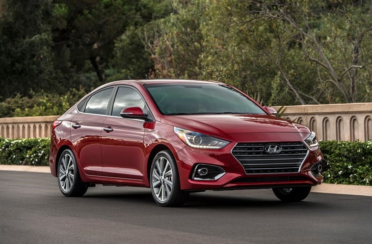 2018 Hyundai Accent details redesign subcompact car model exterior