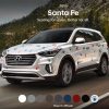 Hyundai Hope on Wheels hand print vehicle body paint 2018 Hyundai Santa Fe