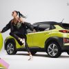 Hyundai Kona SUV ELLE photo shoot style color