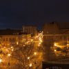 illuminated streets