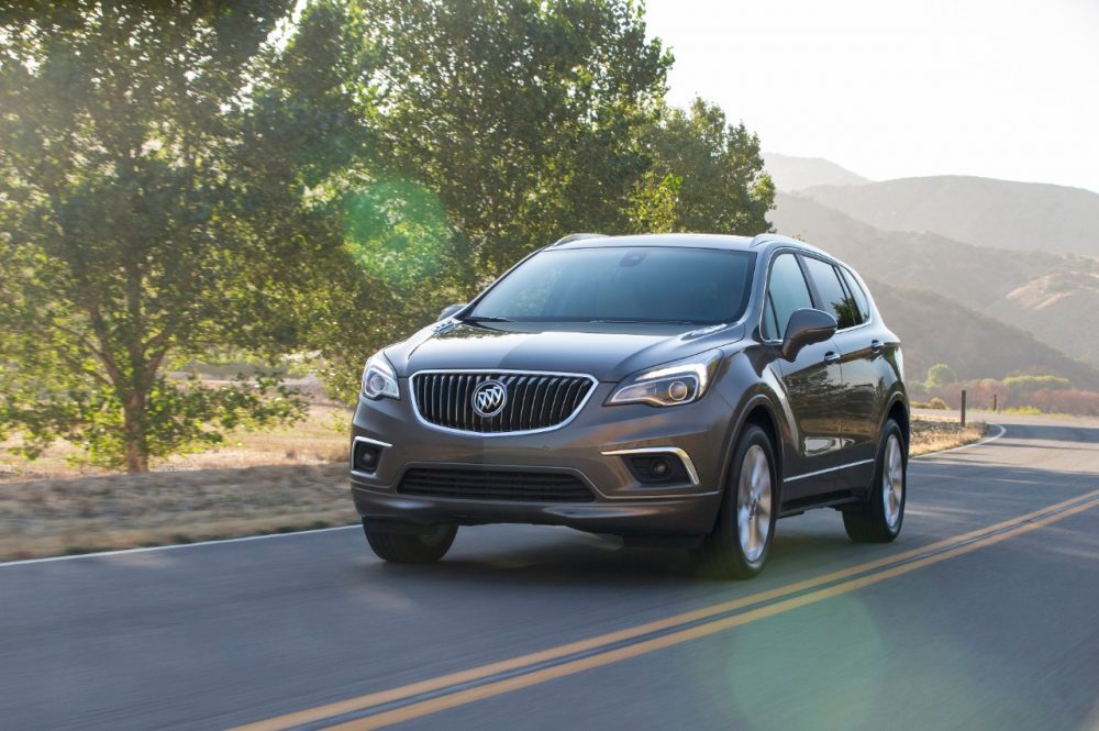 The 2018 Buick Envision on the road