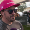 Fernando Alonso being interviewed