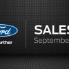 Ford Motor Company Sales September 2017