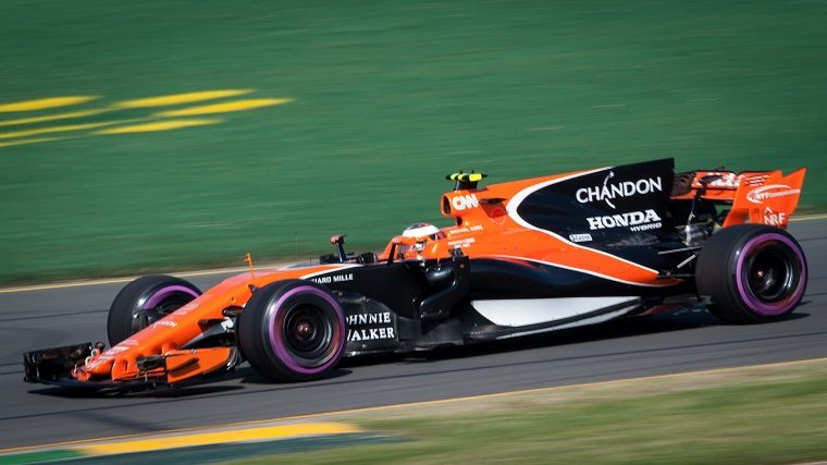 Stoffel Vandoorne in 2017 McLaren Honda