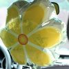 driving while transporting a balloon in car flower party