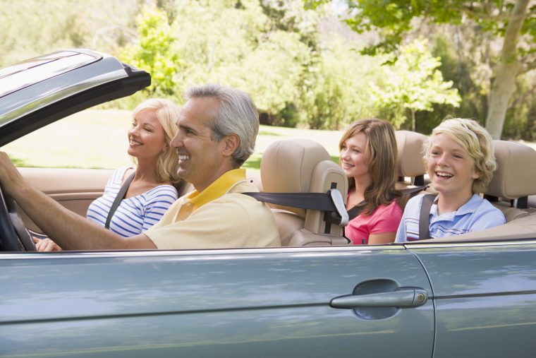 Family in Car