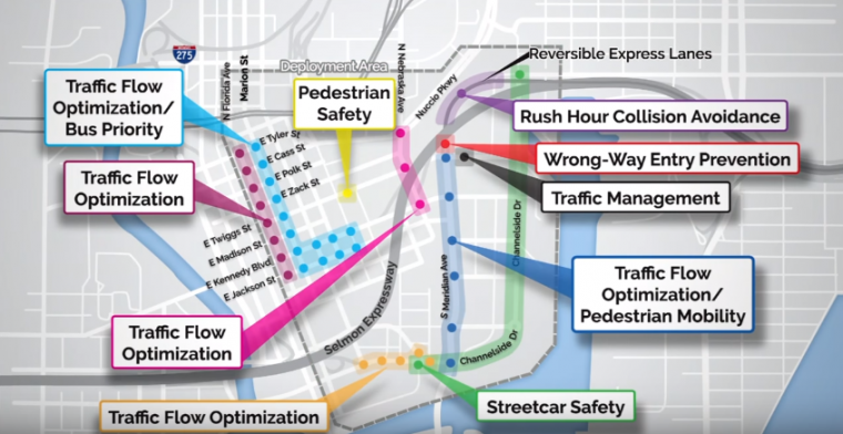 tampa connected vehicle pilot