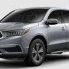 2018 Acura MDX grey body color lunar silver metallic