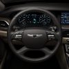 2018 Genesis G90 luxury sedan overview details trim features steering wheel dashboard