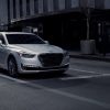 2018 Genesis G90 luxury sedan overview details trim features white body exterior