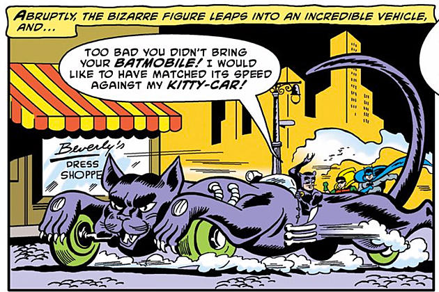 Cat King Kitty Car Catmobile Batman comics car vehicle villain