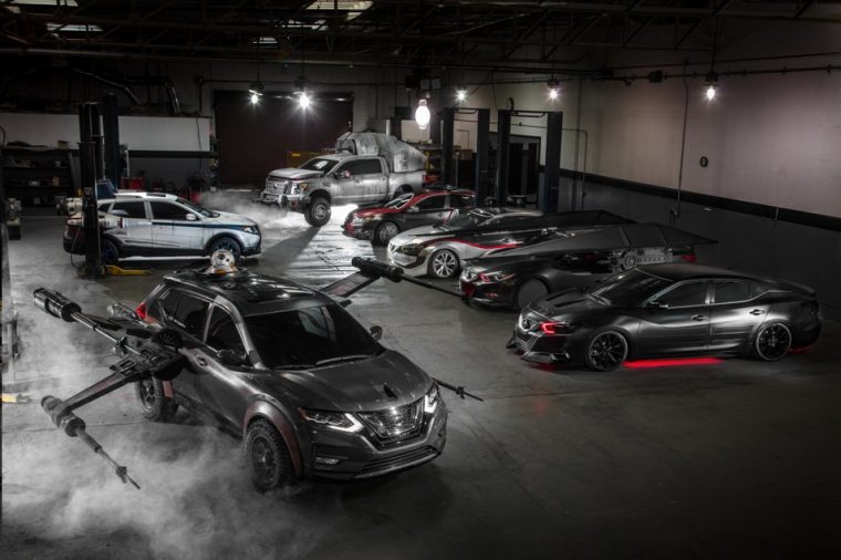 Star Wars Nissan show vehicles shine at LA