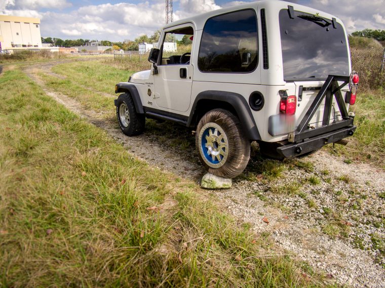 NASA Spring rover tires on Earth vehicle