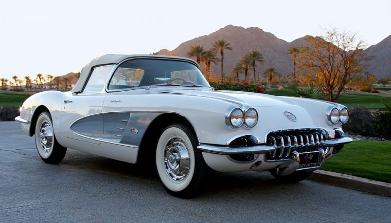 1960 Chevrolet C1 Corvette Fuelie white