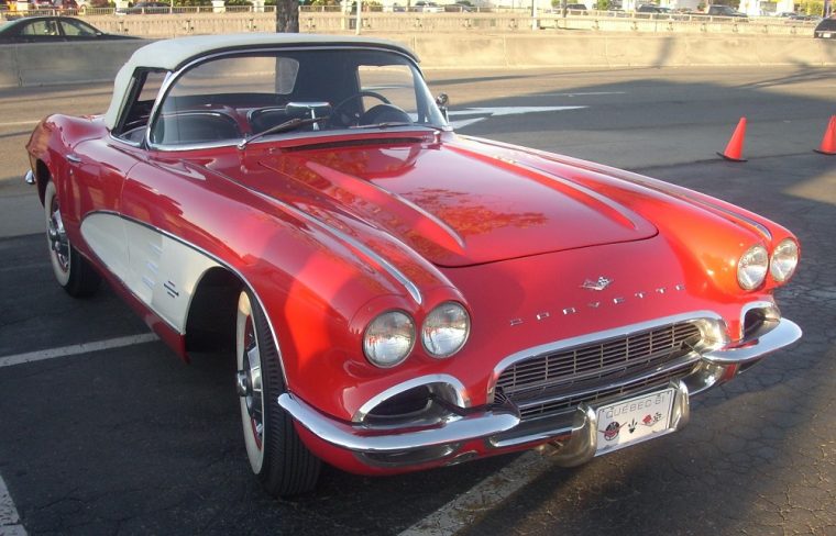 1961 Chevrolet C1 Corvette Convertible red