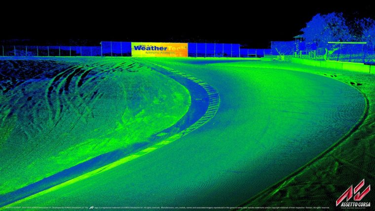 Assetto Corsa Laguna Seca Laser Scan