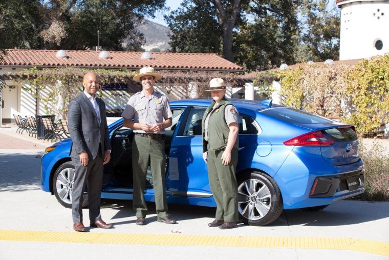 Hyundai Ioniq Hybrid donated to support America National Parks service preservation