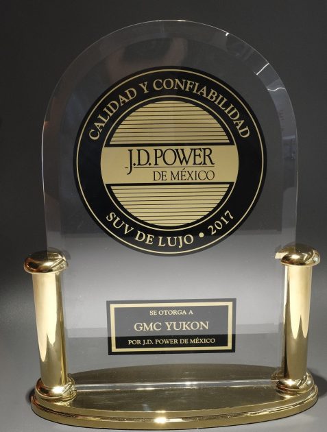 GMC Yukon wins Best Premium SUV in J.D. Power's 2017 Mexico Vehicle Dependability Study