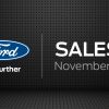 Ford sales November 2017