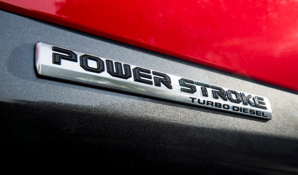 Ford F-150 Power Stroke turbo-diesel badge