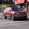 2018 Hyundai Tucson crossover SUV model overview vehicle specs information engine exterior red driving