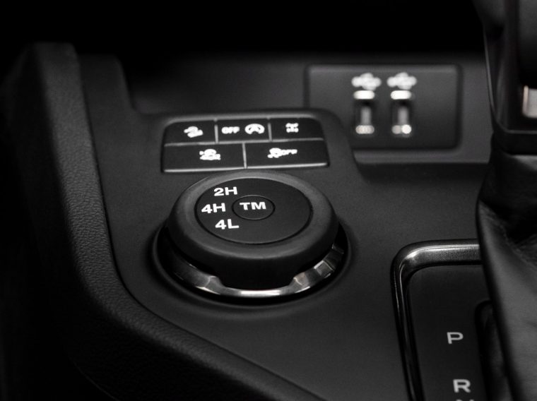 2019 Ford Ranger 4WD settings