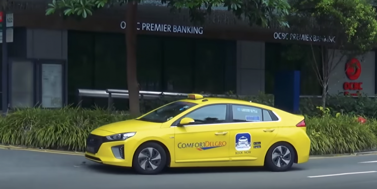 singapore hybrid taxi