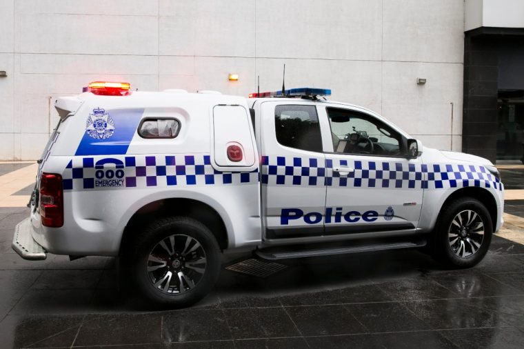 Victoria Police Holden Van Based on Colorado