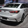 2018 Hyundai Sonata plug-in electric hybrid sedan white Chicago Auto Show picture (4)