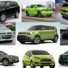 2018 green car colors exterior paint options vehicles collage