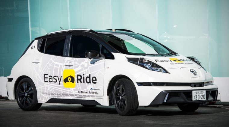 Nissan and DeNA to start Easy Ride robo-vehicle mobility service