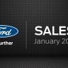 Ford January 2018 sales