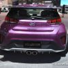 Hyundai Veloster Ant-Man and the Wasp Marvel Studios movie edition purple car flames display (4)