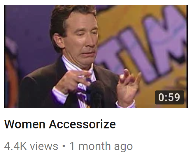 Tim Allen Women Accesorize