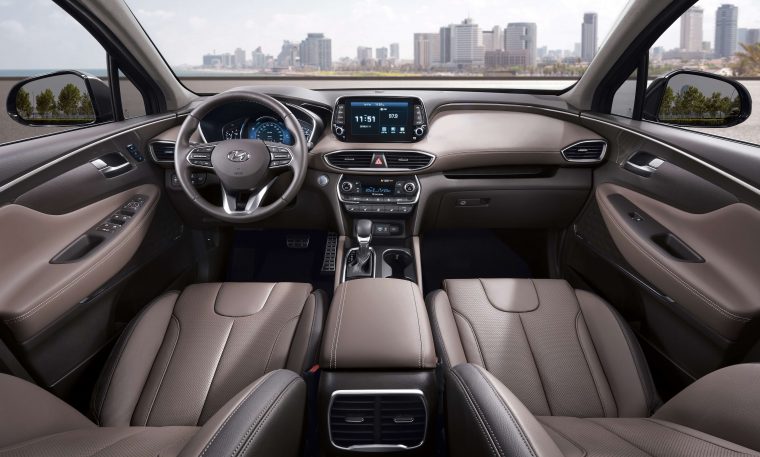 2019 Hyundai Santa Fe SUV changes redesign new different interior