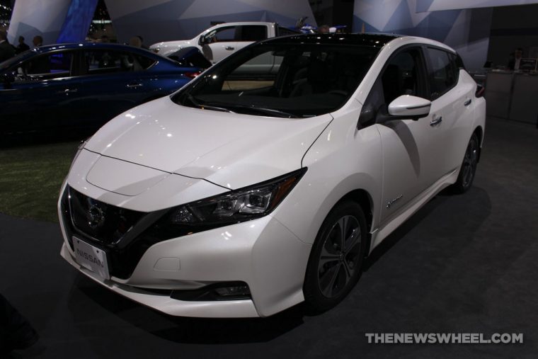 The Nissan Leaf electric car