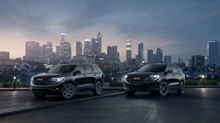 GMC Terrain and Acadia Black Editions