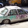 Abandoned Car Graffiti