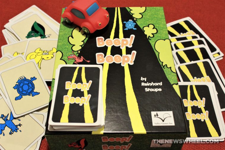 Beep Beep Valley Games Inc review matching speed card game red car automotive children (1)