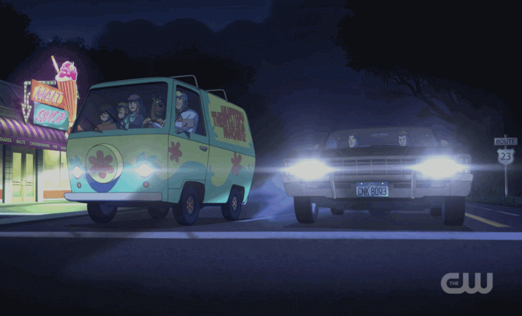 Supernatural Impala vs. Scooby Doo Mystery Machine