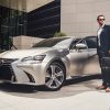 2018 Lexus GS 350 shown in atomic silver 2