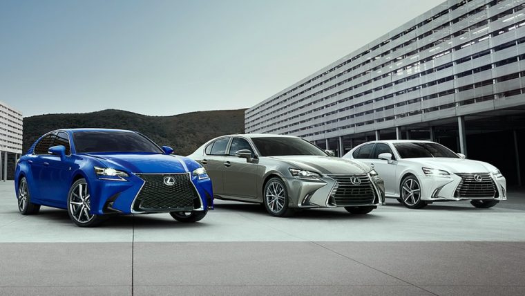 2018 Lexus GS lineup