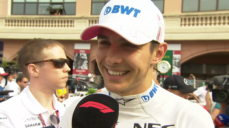 Esteban Ocon after 2018 Monaco GP