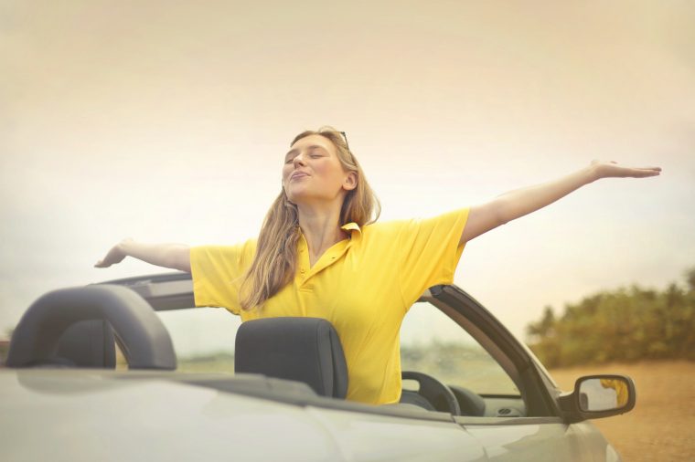 Girl in Car