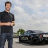 Mark Webber with Porsche Mission E