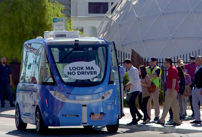 AAA Self-driving shuttle