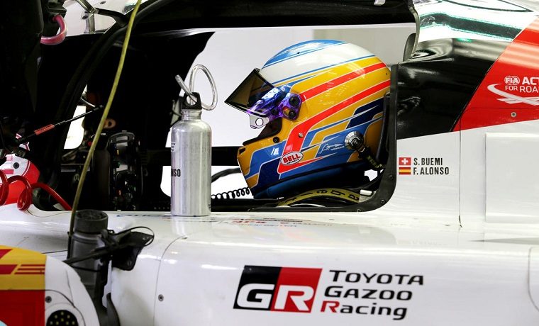 Alonso with Toyota Gazoo Racing