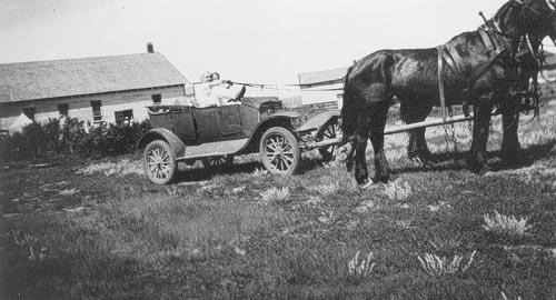 Bennett Buggy Hoover Cart horse car Great Depression vehicle