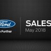 Ford Sales May 2018