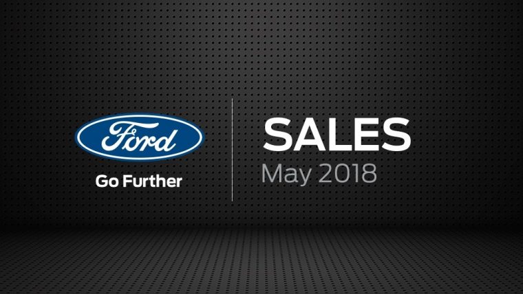 Ford Sales May 2018